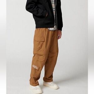Obey Men's Zip Off Cargo Pants Rapture Work Brown Size M Urban Outfitters